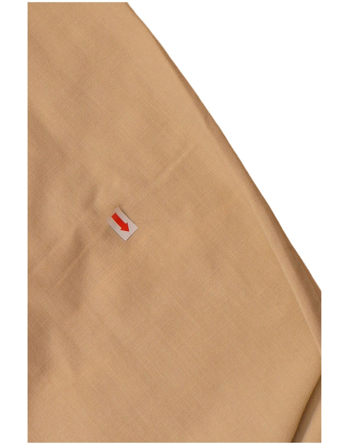 THINK PINK Mens Straight Chino Trousers IT 48 Medium W32 L33 Beige Cotton