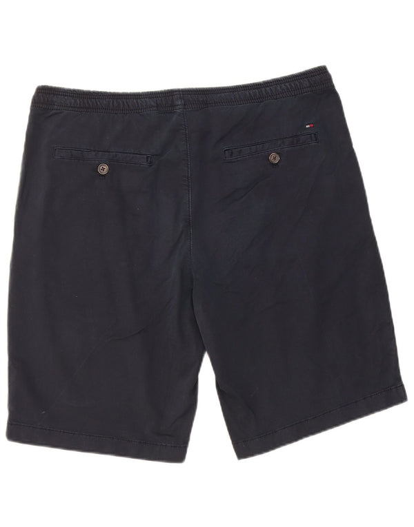 Tommy Hilfiger Mens Chino Shorts W32 Medium Navy Blue Cotton