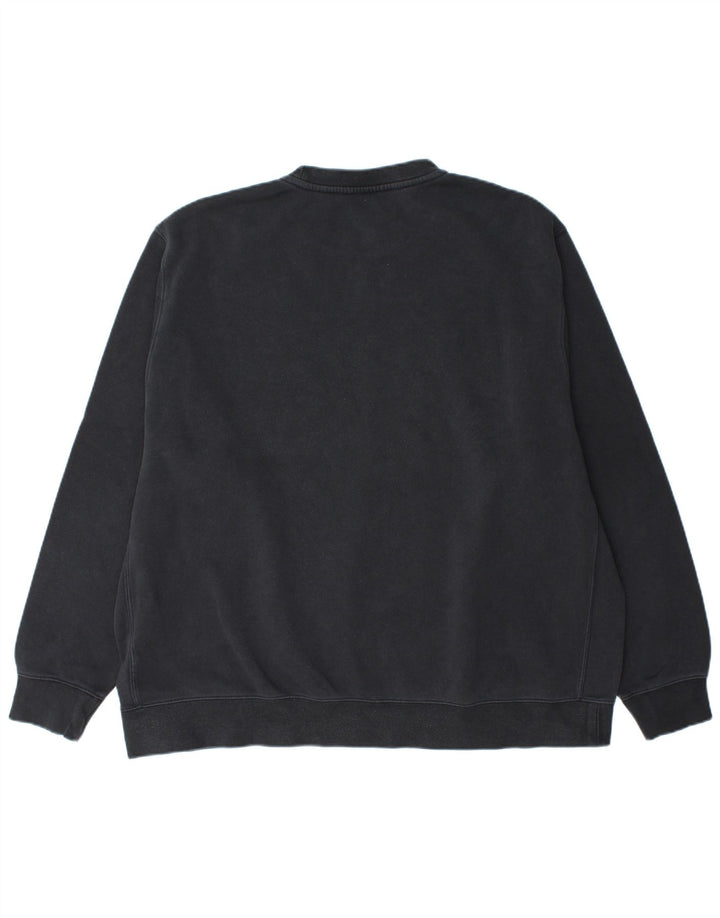 NIKE Mens Sweatshirt Jumper 2XL Black Cotton
