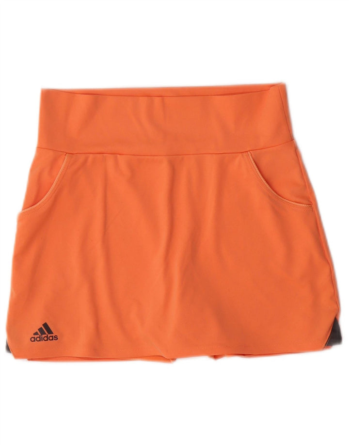ADIDAS Girls Skort 11-12 Years Orange Polyester Sports