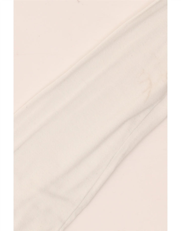 OASIS Womens Top Long Sleeve UK 10 Small White Viscose