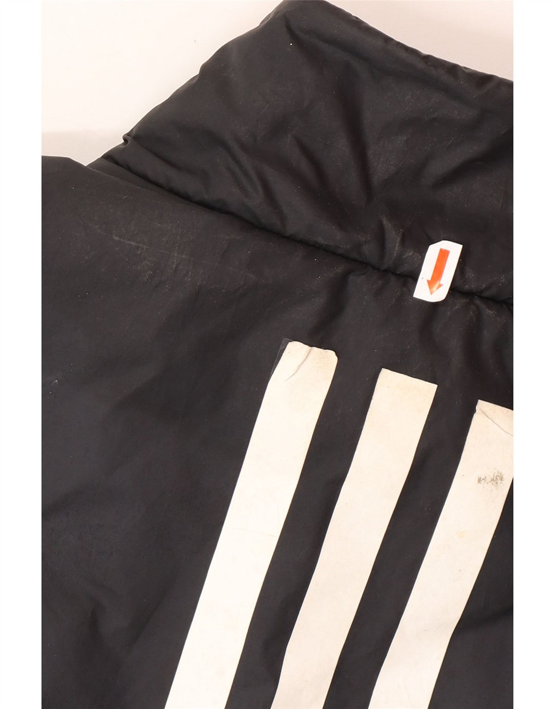 ADIDAS Mens Padded Jacket UK 40 Large Black Polyester