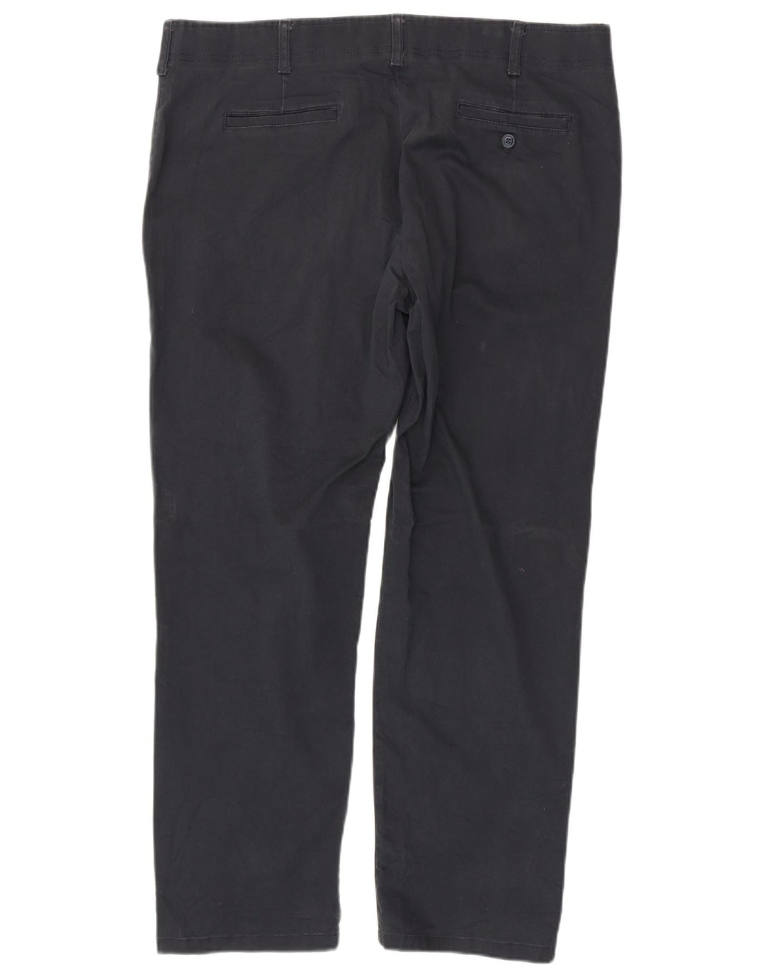 LEE Mens Extreme Motion Straight Chino Trousers W40 L32 Navy Blue Cotton
