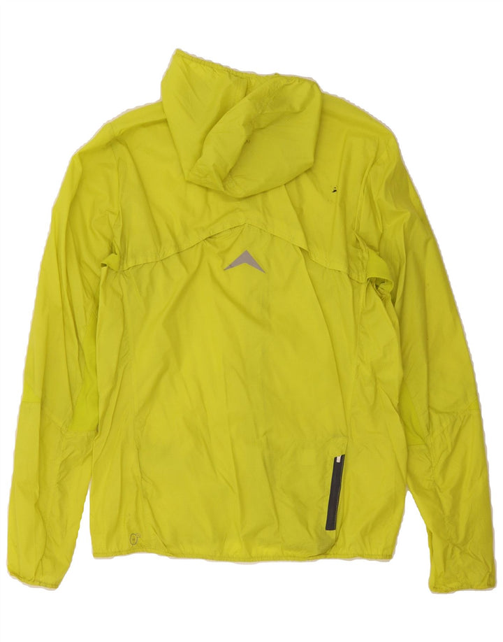 PUMA Mens Hooded Rain Jacket UK 38 Medium Yellow Nylon Vintage Puma and Second-Hand Puma from Messina Hembry 