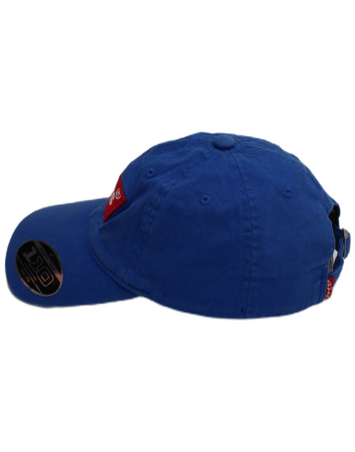 Levi Strauss & Co Mens Graphic Baseball Cap One Size Blue Cotton