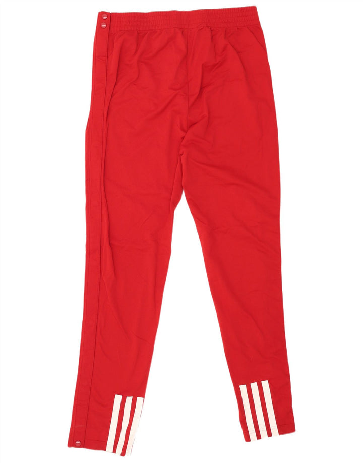 ADIDAS Mens Tracksuit Trousers 2XL  Red Polyester