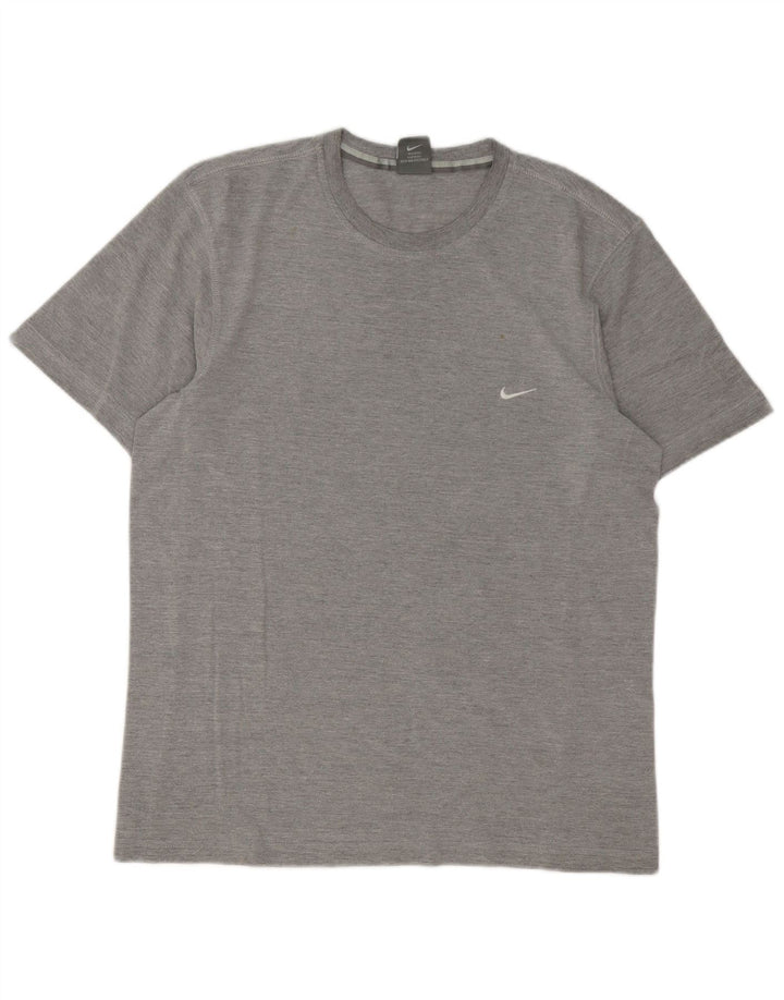 Nike Mens T-Shirt Top Large Grey