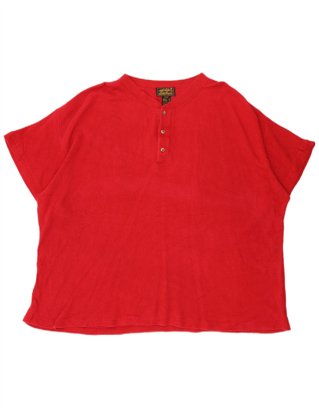 EDDIE BAUER Mens Loose Fit T-Shirt Top XL Red Cotton