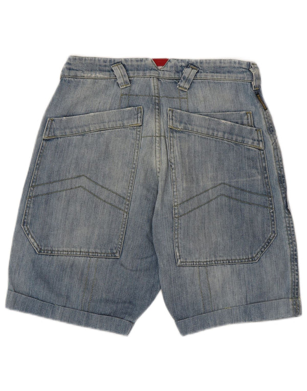 ARMANI Mens Denim Shorts W30 Medium  Blue Cotton