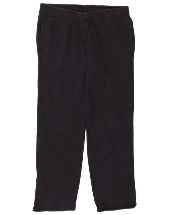 Nike Womens Tracksuit Trousers UK 18 XL Black Cotton
