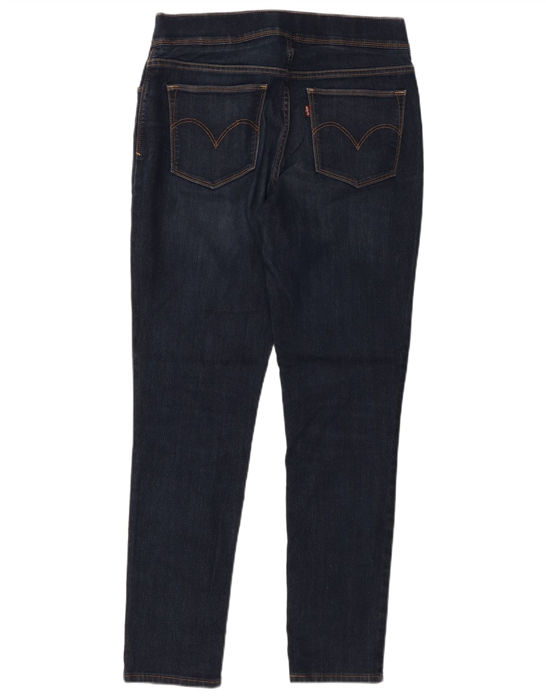 LEVI'S Womens Skinny Jeans W29 L30 Navy Blue Cotton