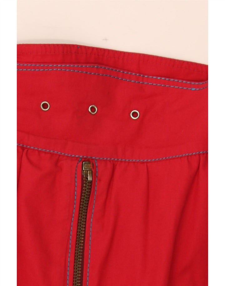VINTAGE Womens Skort UK 12 Medium  Red Vintage Vintage and Second-Hand Vintage from Messina Hembry 