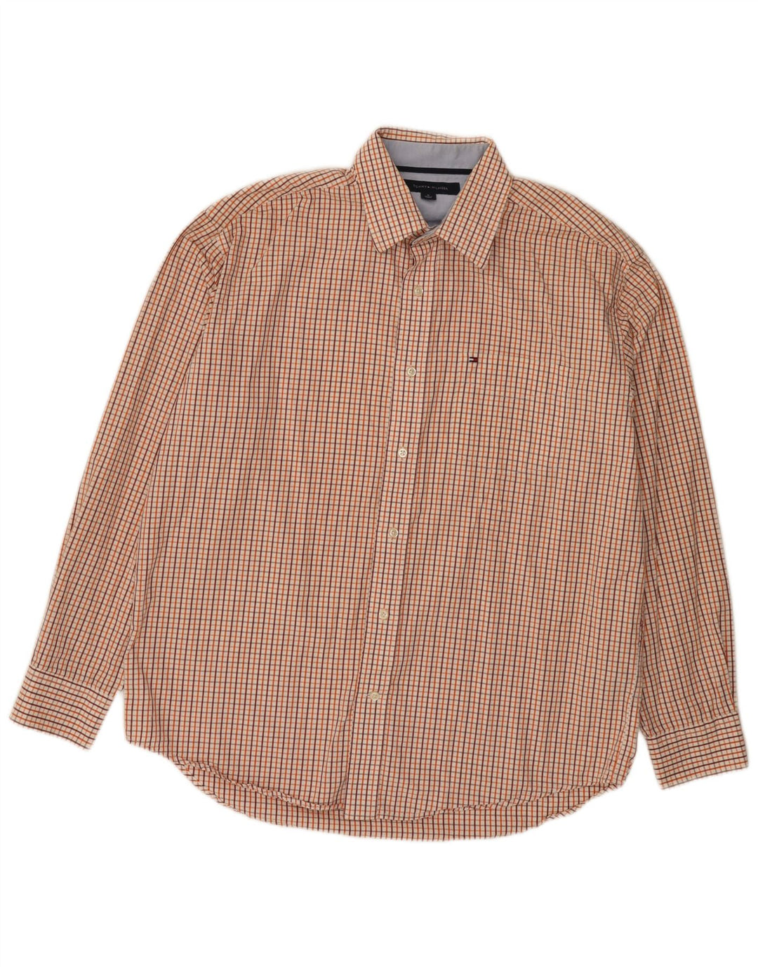 Tommy Hilfiger Mens Shirt Medium Multicoloured Check Cotton