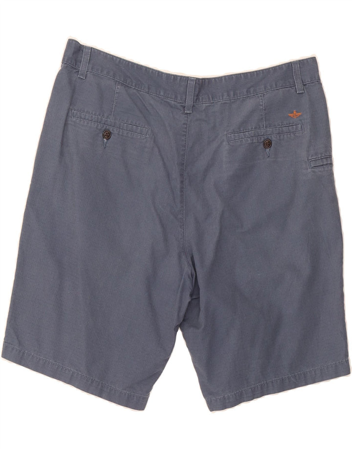 DOCKERS Mens Cargo Shorts W38 XL Navy Blue Cotton Vintage Dockers and Second-Hand Dockers from Messina Hembry 
