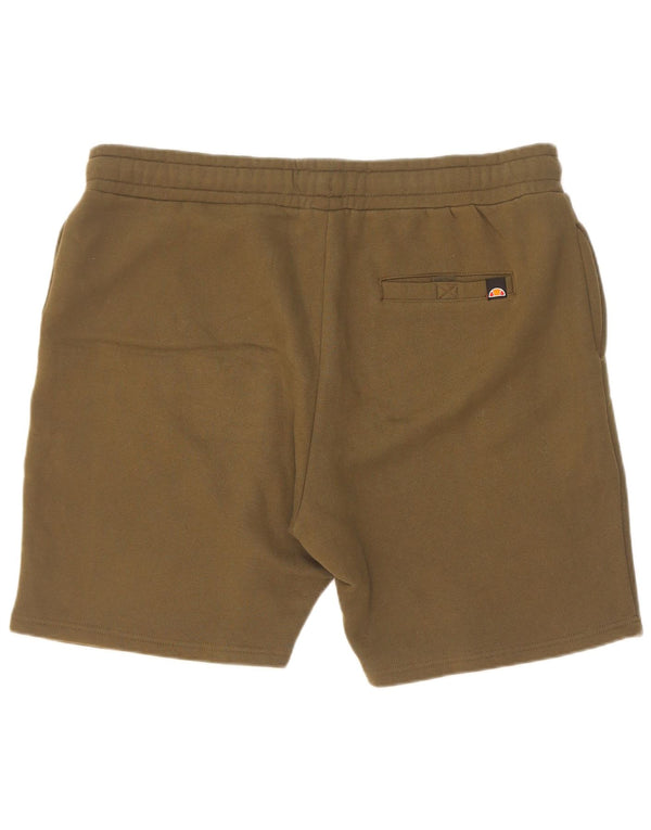 Ellesse Mens Graphic Sport Shorts 2XL  Khaki Cotton