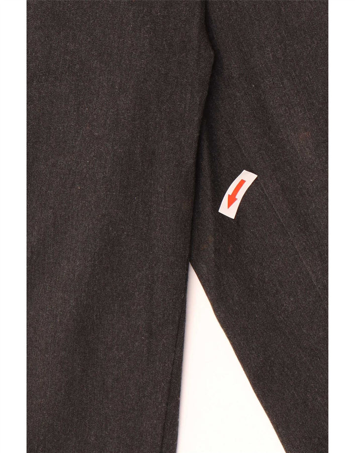 Marks & Spencer Womens Straight Casual Trousers W32 L29 Grey