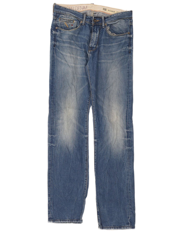 Tommy Hilfiger Womens Rex High Waist Straight Jeans W30 L34 Blue