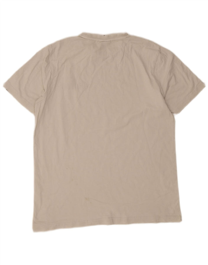 Ellesse Mens Graphic T-Shirt Top Large White