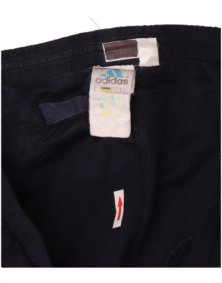 Adidas Mens Tracksuit Trousers Joggers IT 46/48 XL  Navy Blue Polyester