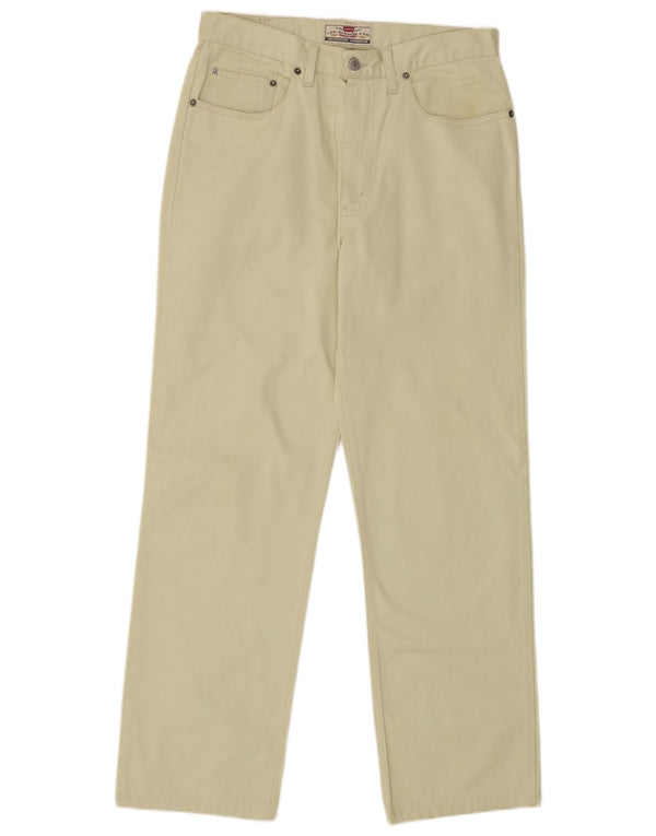 Levi's Mens 471 Straight Casual Trousers W34 L30 Green Cotton