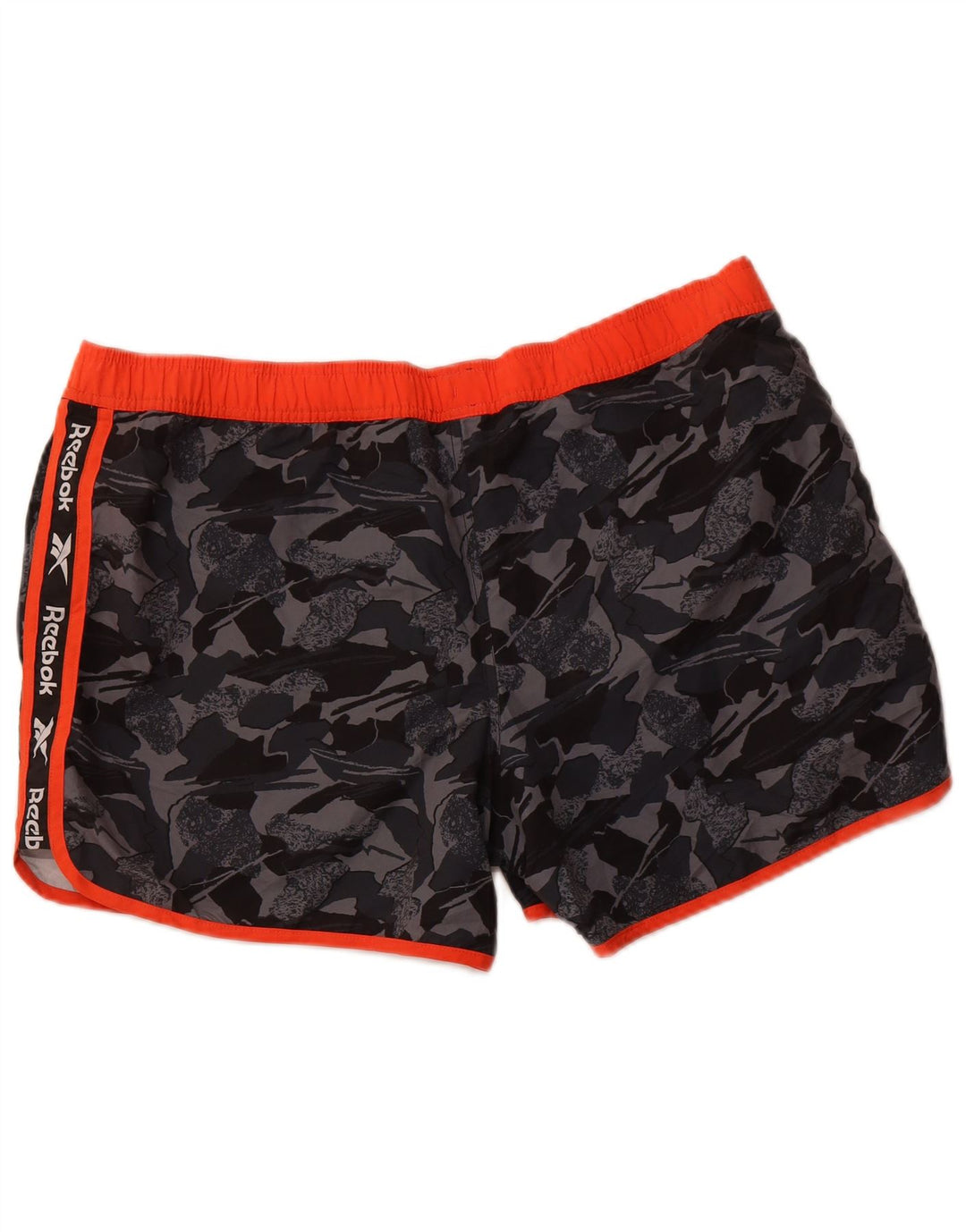 Reebok Mens Swimming Shorts XL Grey Camouflage Polyester