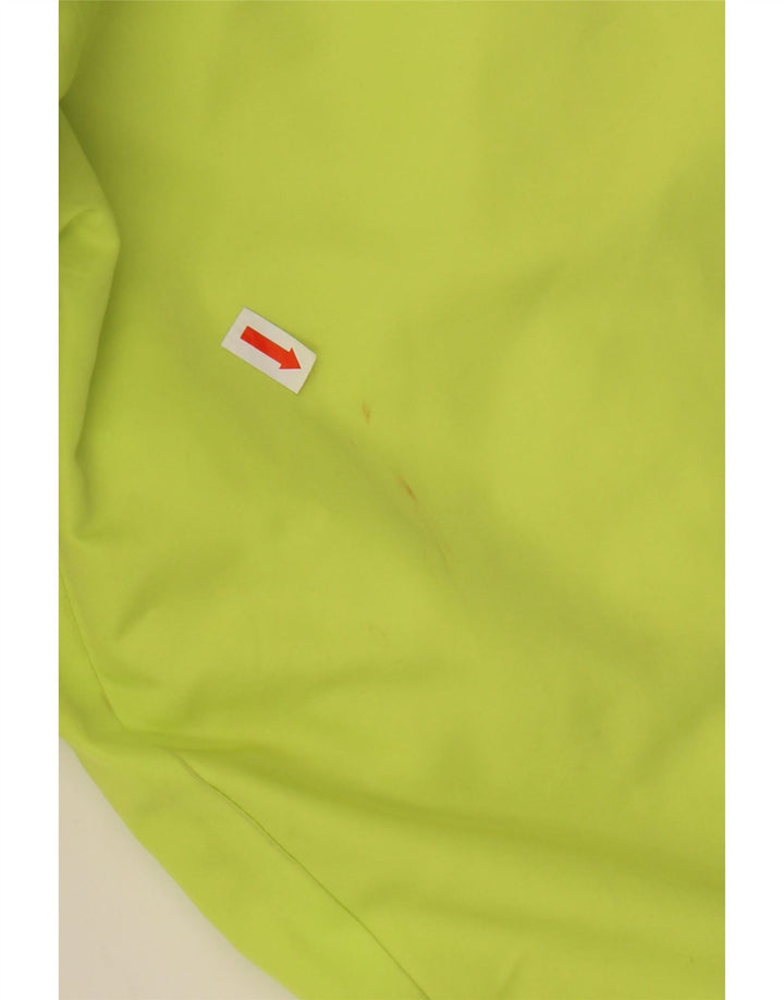 Norway Mens Hooded Ski Jacket IT 50 Large Green Colourblock Nylon