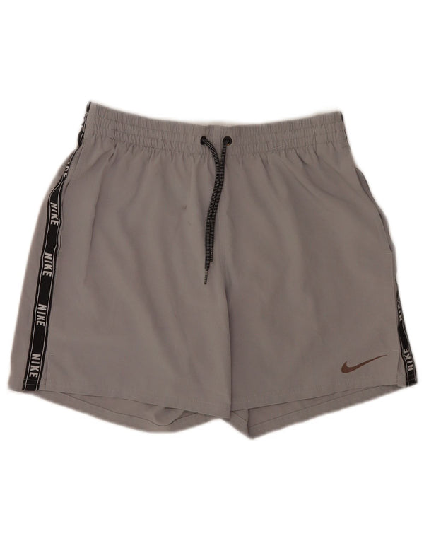 Nike Mens Graphic Sport Shorts Medium Grey Colourblock Polyester