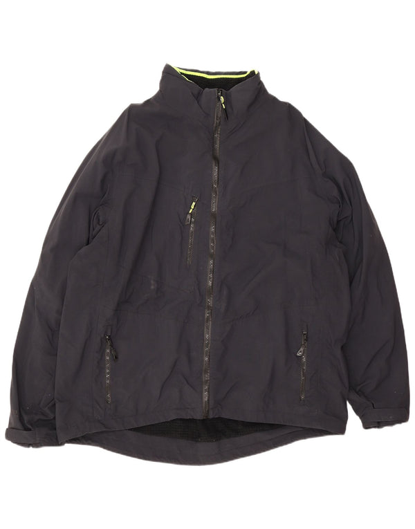 Musto Mens Rain Jacket UK 44 2XL Navy Blue Polyamide