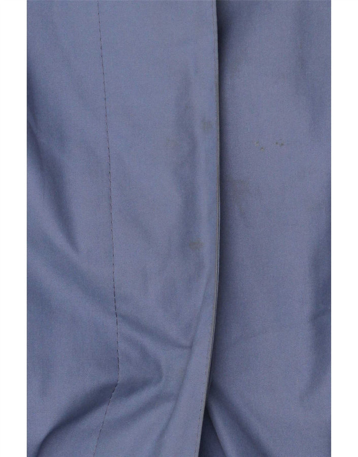 Vintage Womens Overcoat IT 42 Medium Blue