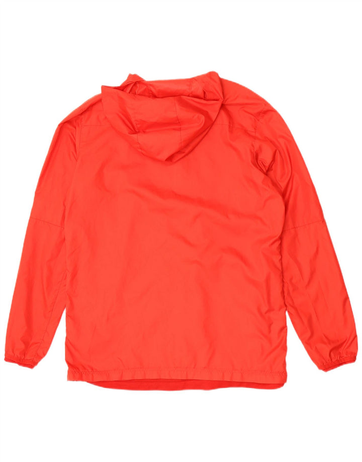 Nike Mens Hooded Rain Jacket UK 40 Large Red Polyester