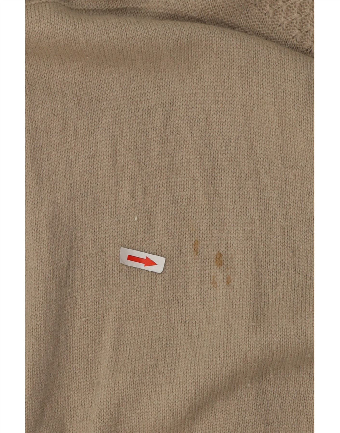 Crew Clothing Mens Button Neck Jumper Sweater XL Grey Lambswool