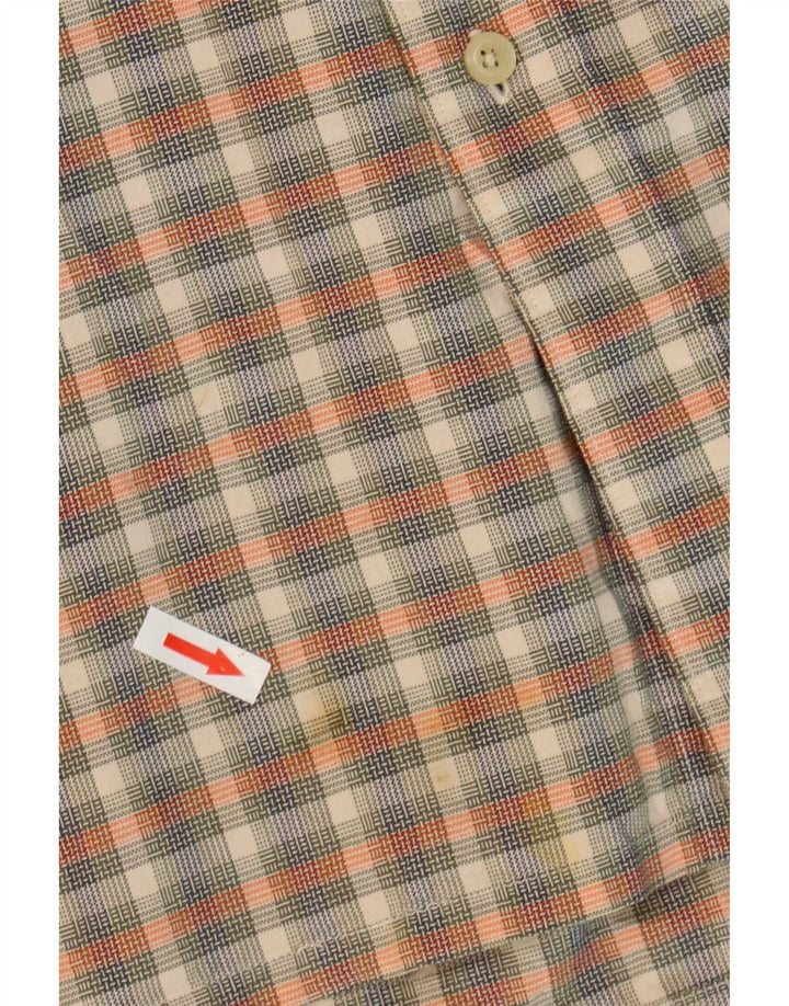 Nautica Mens Shirt XL Multicoloured Check Cotton