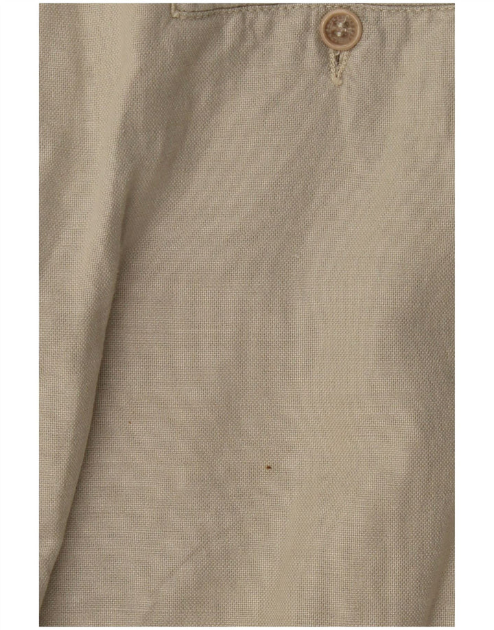 VALENTINO JEANS Mens Straight Casual Trousers IT 56 3XL W38 L34 Beige