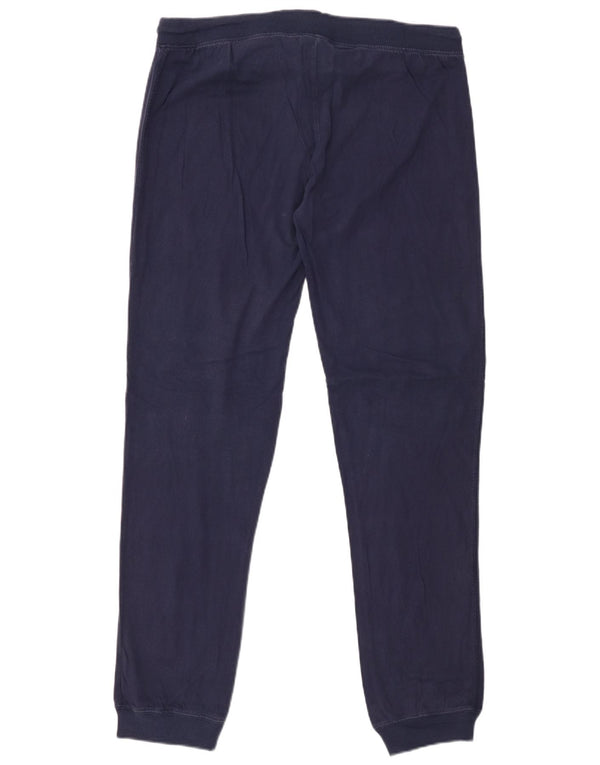 Champion Womens Tracksuit Trousers Joggers UK 20 2XL  Navy Blue Cotton