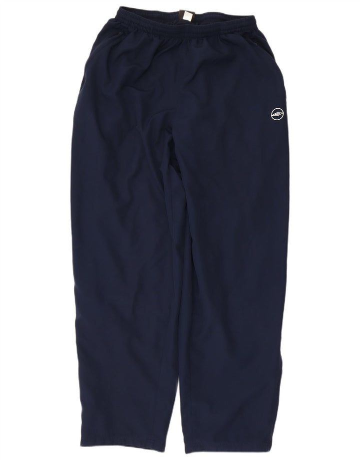 UMBRO Mens Tracksuit Trousers XL Navy Blue Polyester