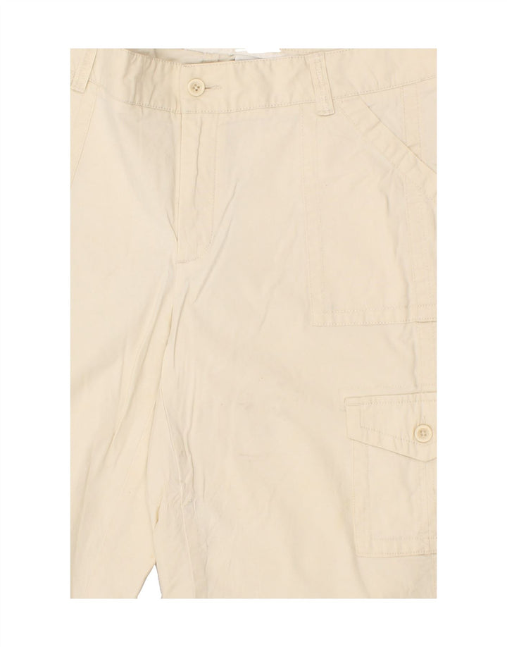 DOCKERS Womens Cargo Shorts US 12 Large W34 Beige Cotton | Vintage Dockers | Thrift | Second-Hand Dockers | Used Clothing | Messina Hembry 