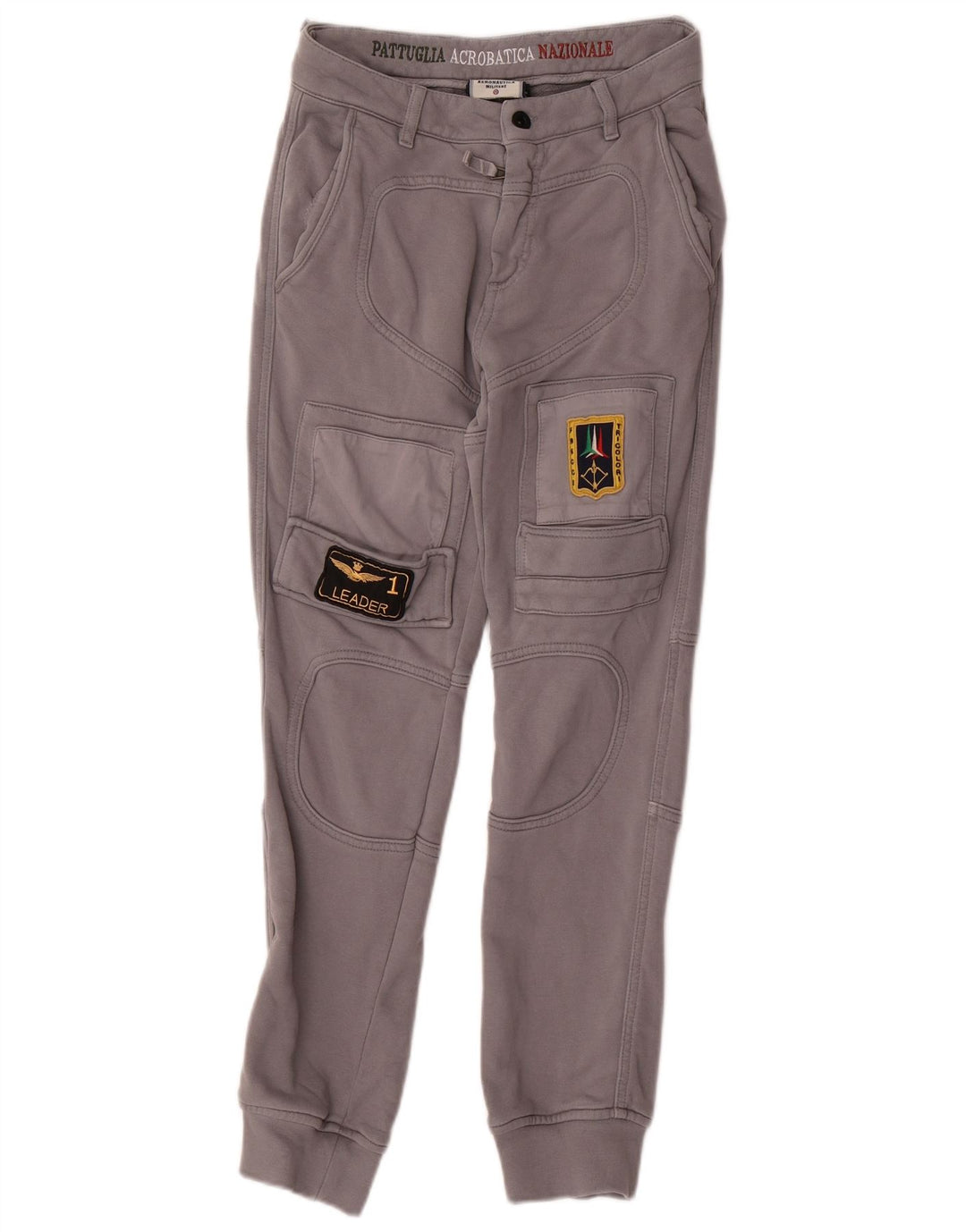 AERONAUTICA MILITARE Boys Tracksuit Trousers Joggers 11-12 Years  Grey