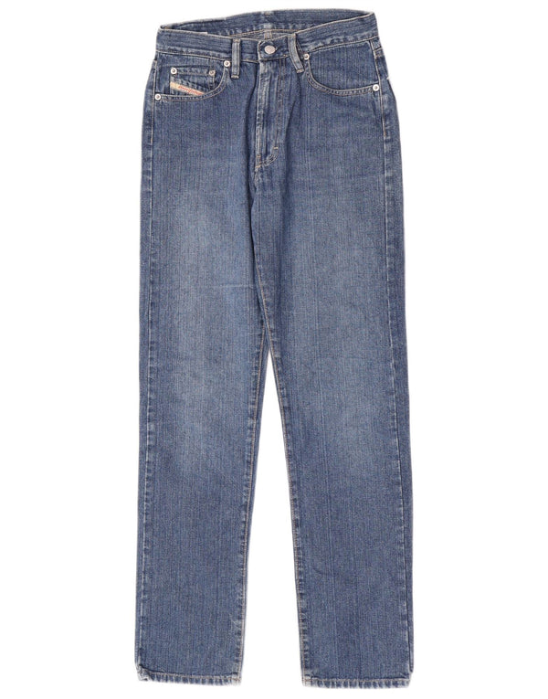 Diesel Boys Straight Jeans 13-14 Years W26 L30 Blue Cotton