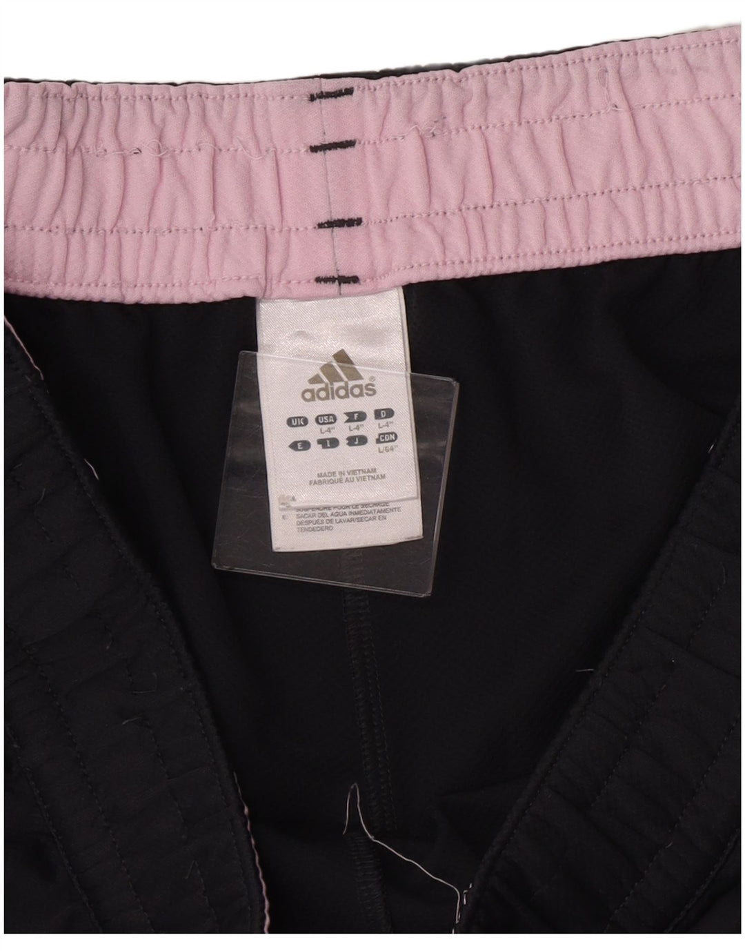 Adidas Womens Sport Shorts UK 16 Large  Navy Blue Polyester