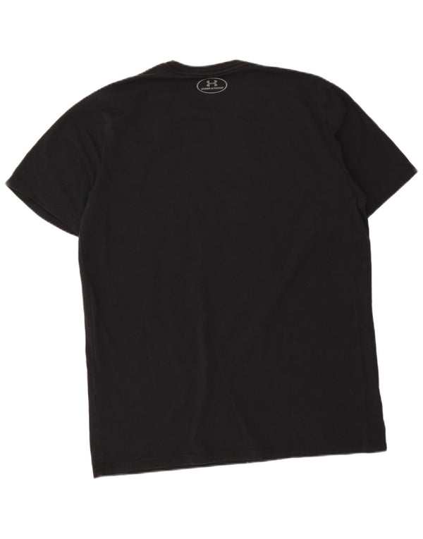 Under Armour Mens Heat Gear Graphic T-Shirt Top Large Black