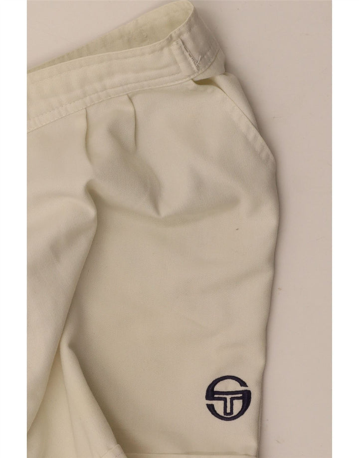 SERGIO TACCHINI Womens Chino Shorts W36 Large  Off White