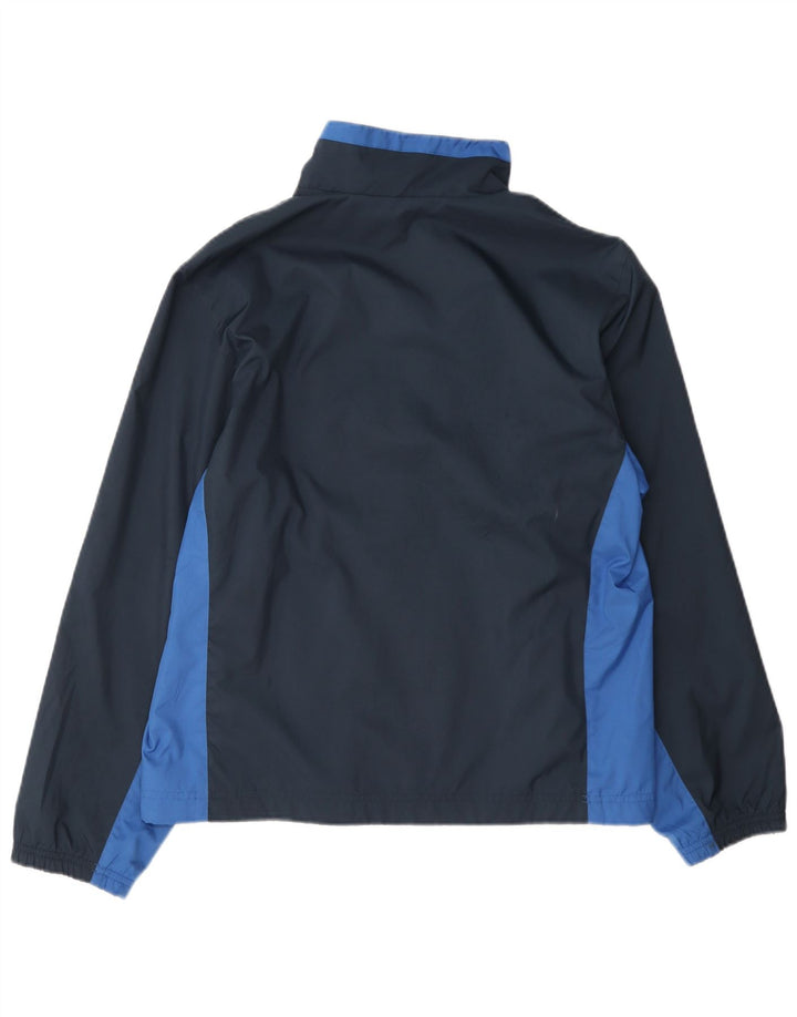 Fila Womens Tracksuit Top Jacket IT 44 Medium Navy Blue Colourblock