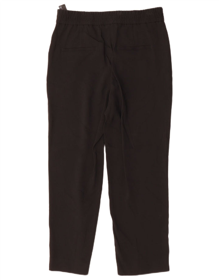 MASSIMO DUTTI Womens Straight Suit Trousers EU 40 Medium W30 L26 Black