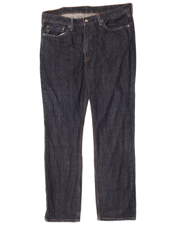 Levi's Mens 514 Straight Jeans W38 L34 Navy Blue