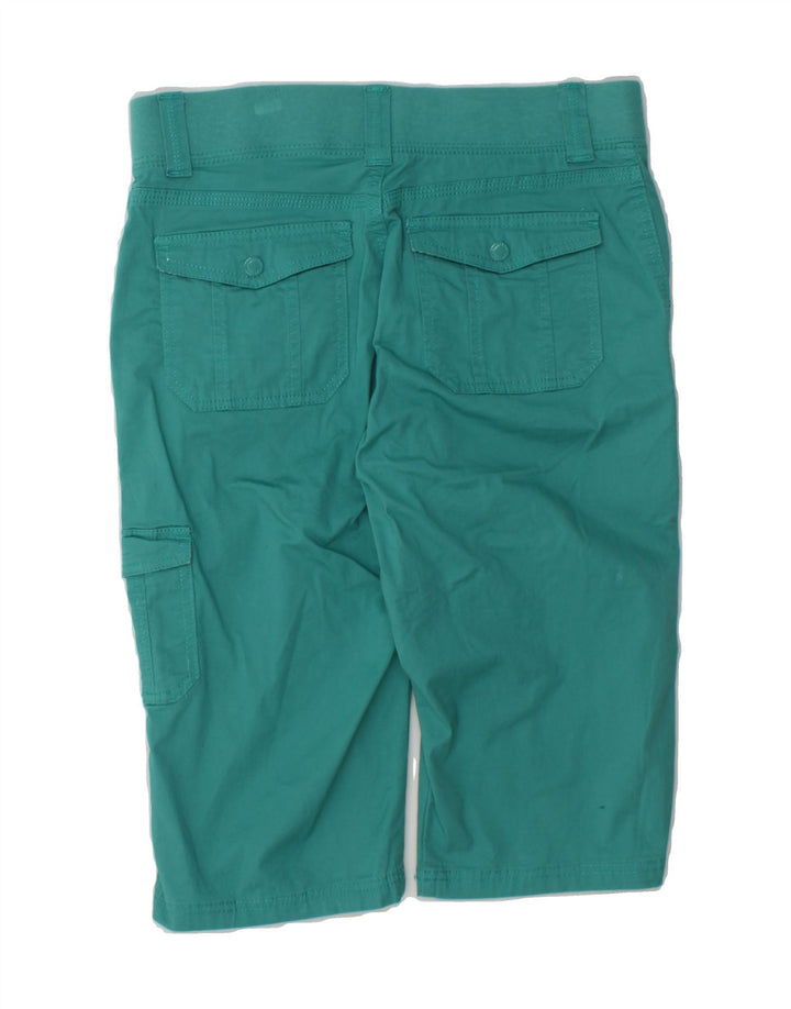 LEE Womens Easy Fit Cargo Shorts US 8 Medium W30  Turquoise Cotton Vintage Lee and Second-Hand Lee from Messina Hembry 