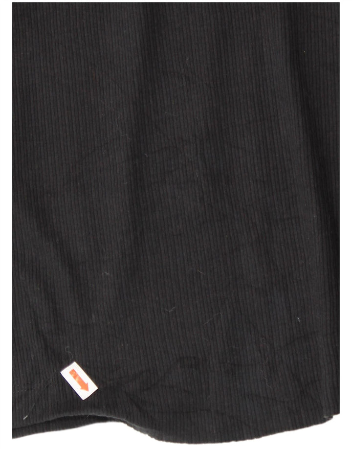 J. CREW Womens Top Long Sleeve UK 16 Large Black