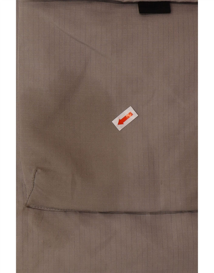 HOLLISTER Mens Hooded Padded Jacket UK 40 Large Grey Polyester