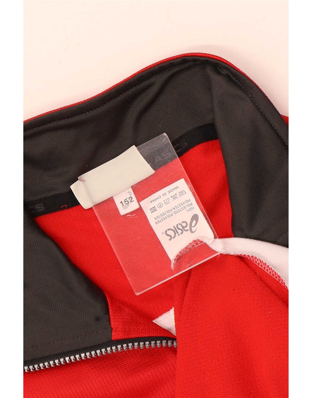 Asics Girls Tracksuit Top Jacket 13-14 Years Multicoloured Colourblock