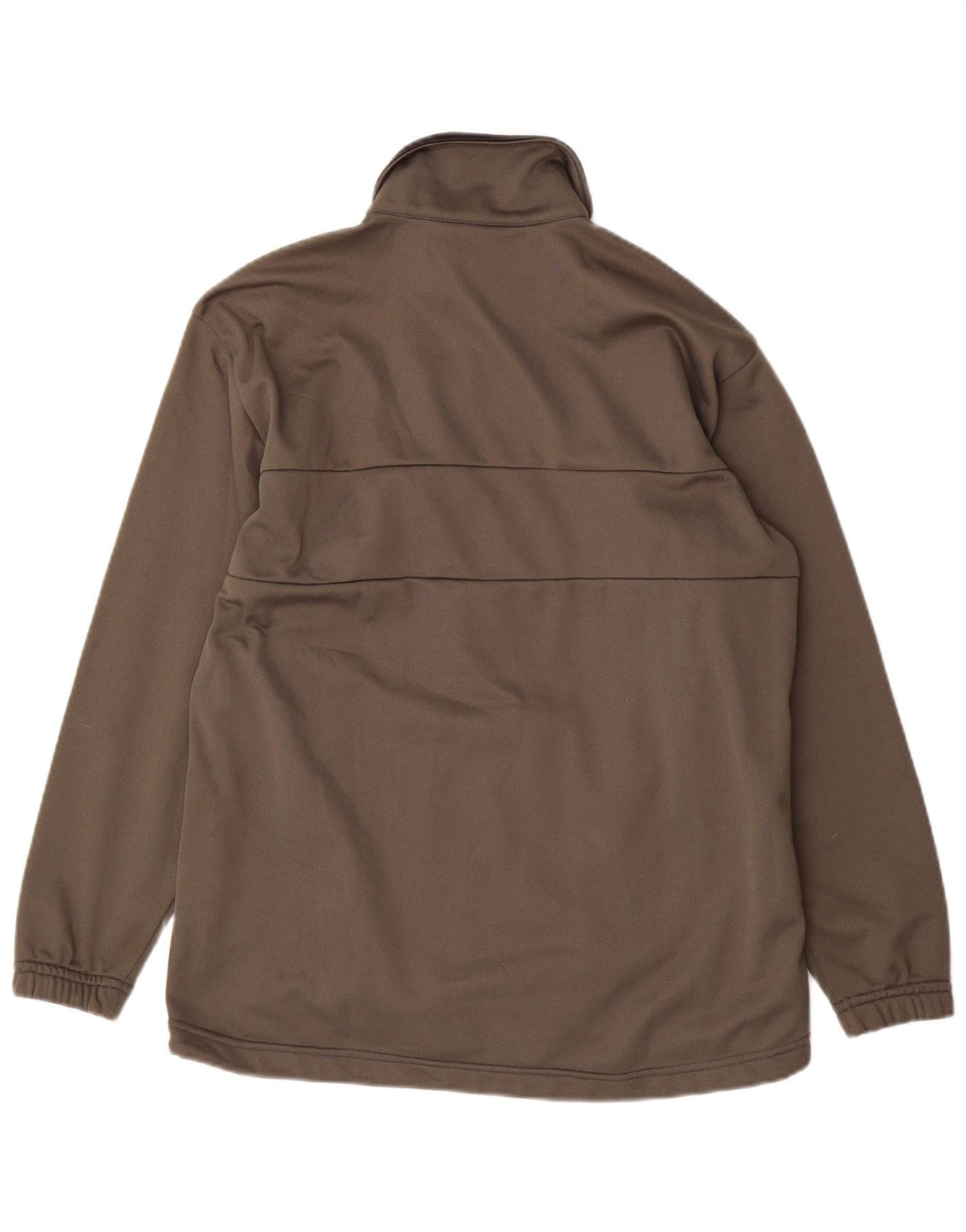 ASICS Womens Loose Fit Tracksuit Top Jacket UK 14 Medium Khaki