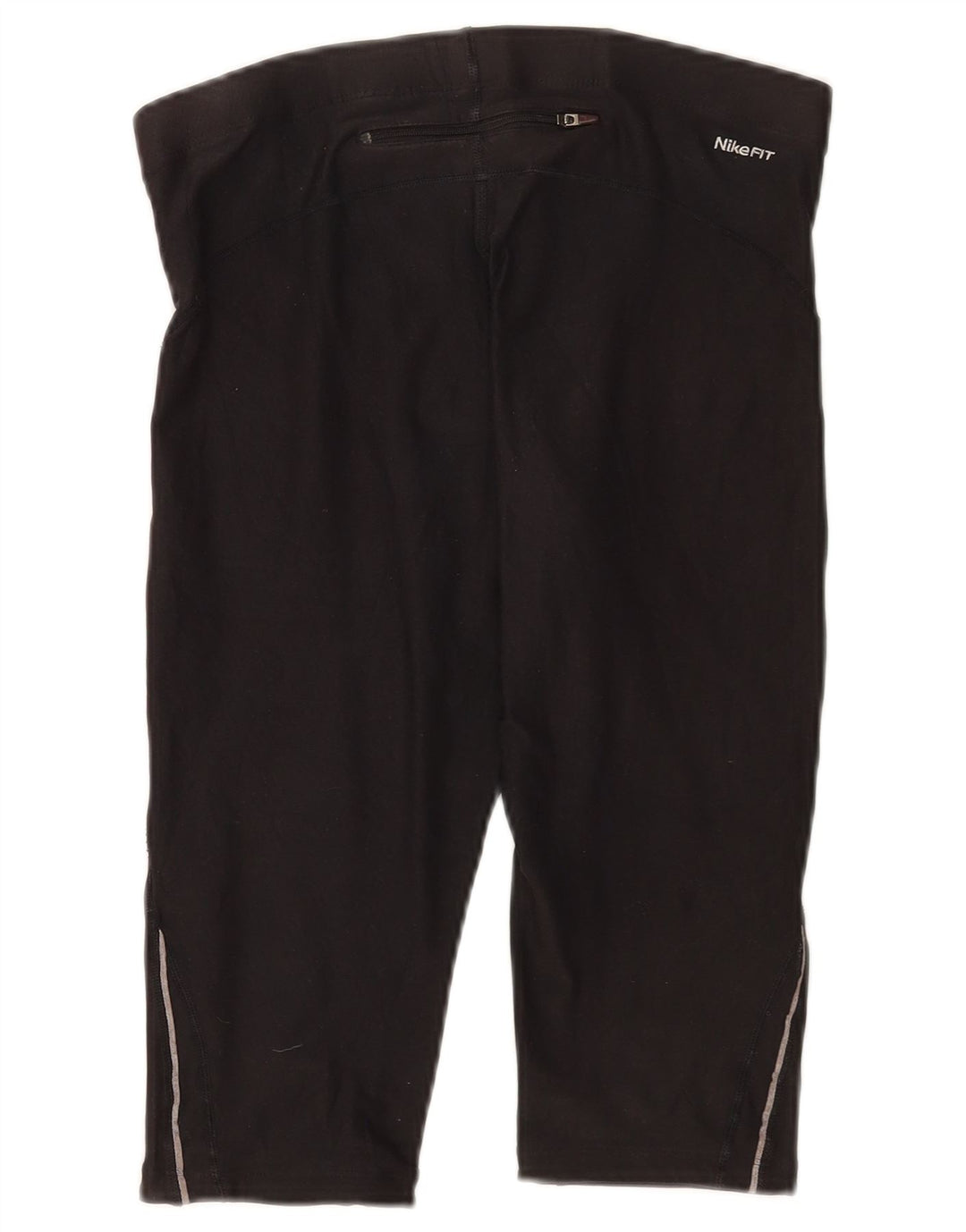 Nike Womens Capri Leggings UK 10-12 Medium Black Polyester
